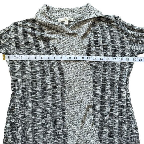 Say What? Cardigan Sweater Womens M Gray Knit Open Front Long Sleeve Medium Top - Picture 6 of 7